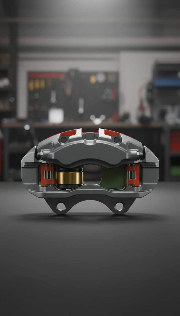 Performance Brake Caliper with Vented Pistons